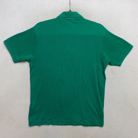 Lacoste Polo Shirt Mens Size 3 Green Short Sleeve Classic Fit Crocodile Logo - Picture 9 of 9